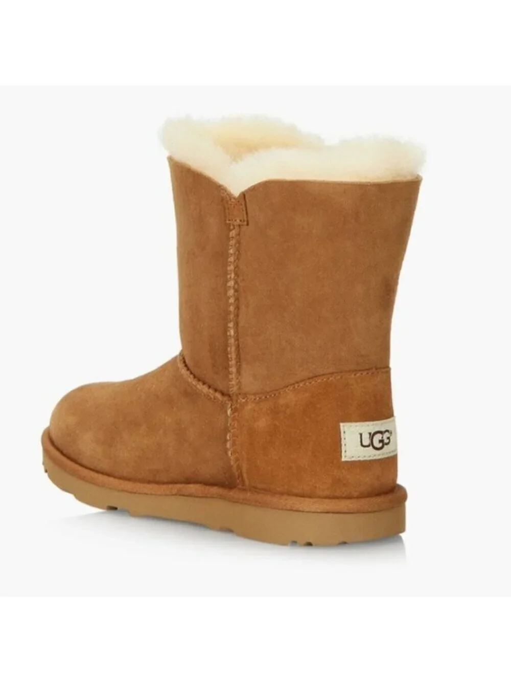 UGG Chestnut Brown Bailey Button Boots - 7, Toddler